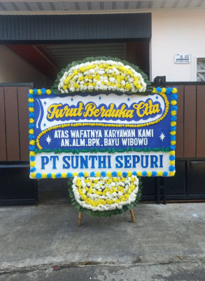Papan Bunga Duka di Kaobula